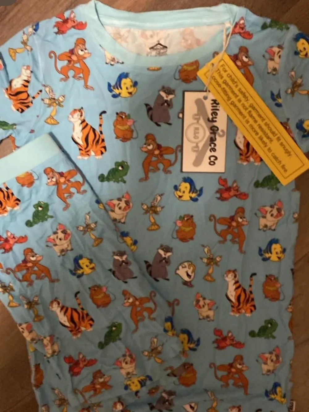 Riley Grace bamboo short set pjs 7/8 NWT